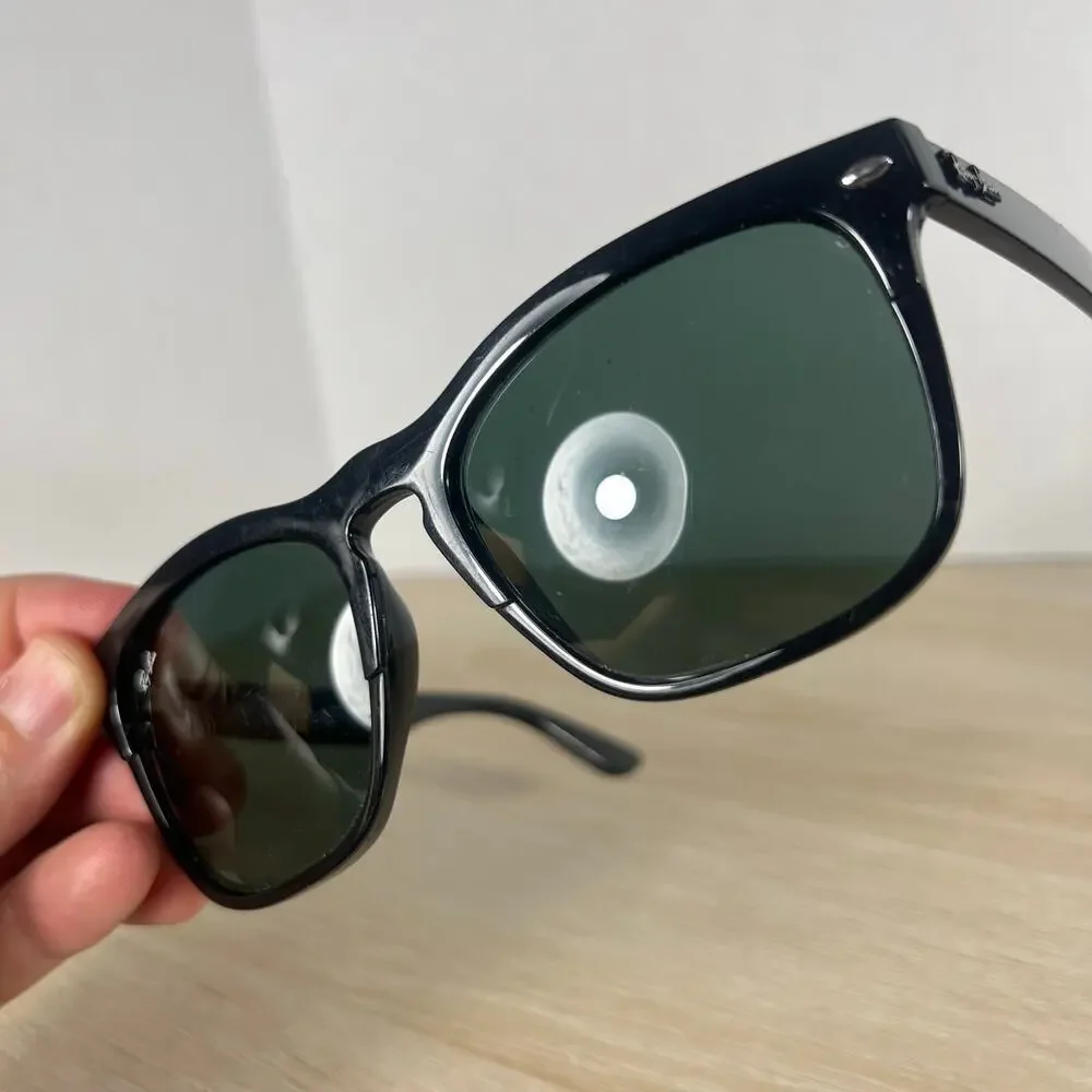 Ray-Ban RB4487-F Steve 6629/71 Sunglasses Polished Black 54-18-145 Italy